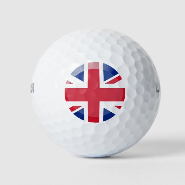 Pelotas De Golf Bandera de Gran Bretaña (Anverso)