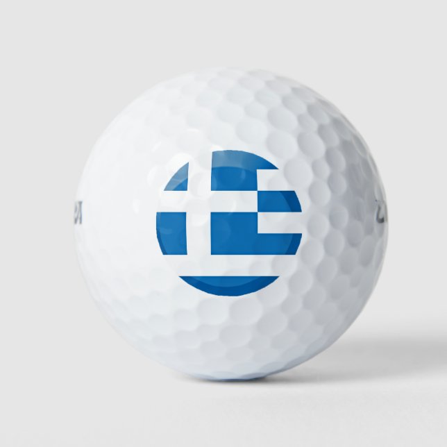 Pelotas De Golf Bandera de Grecia (Anverso)