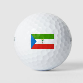 Pelotas De Golf Bandera de Guinea Ecuatorial (África)