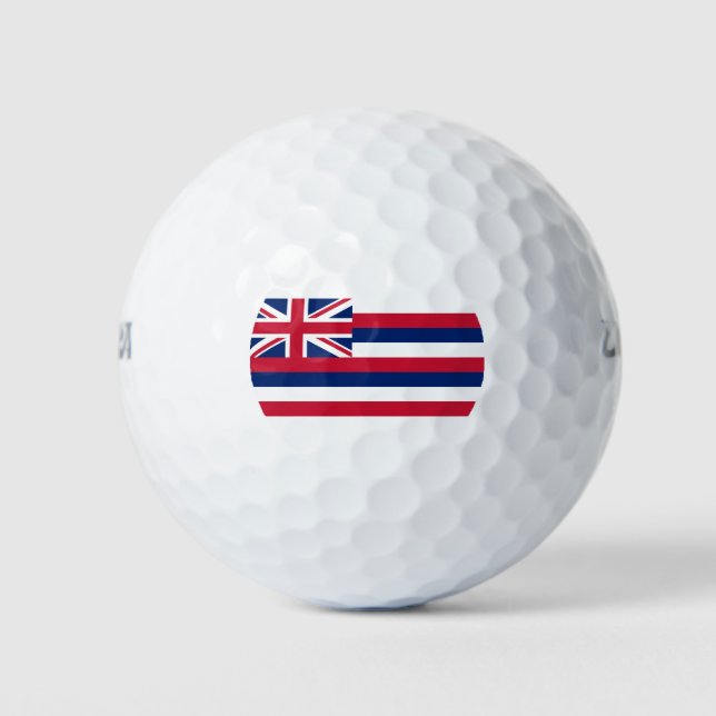 Pelotas De Golf Bandera de Hawaii (Estado de los Estados Unidos) (Anverso)
