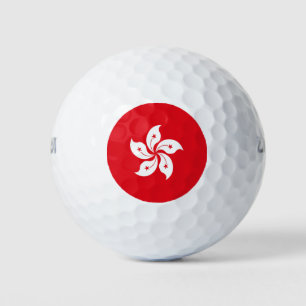 Pelotas De Golf Bandera de Hong Kong