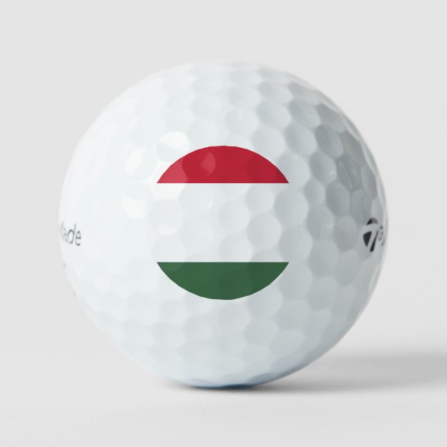 Pelotas De Golf Bandera de Hungría (Anverso)