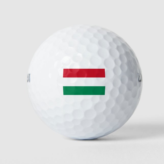 Pelotas De Golf Bandera de Hungría (Anverso)