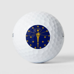 PELOTAS DE GOLF BANDERA DE INDIANA