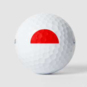 Pelotas De Golf Bandera de Indonesia
