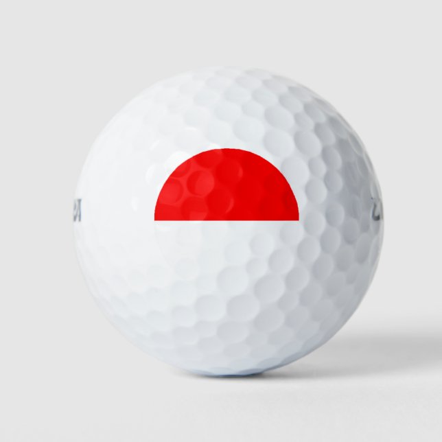 Pelotas De Golf Bandera de Indonesia (Anverso)