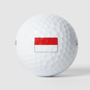 Pelotas De Golf Bandera de Indonesia