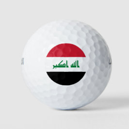 Pelotas De Golf Bandera de Iraq