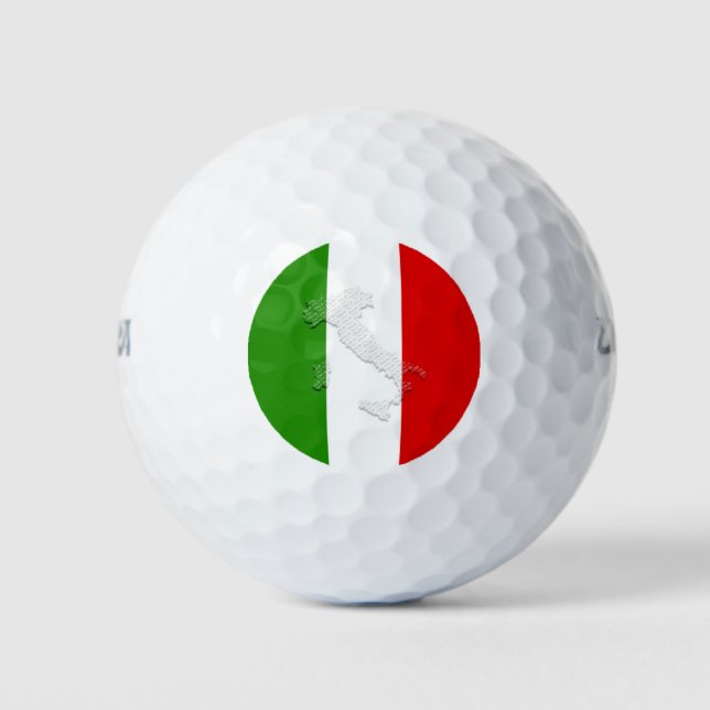 Pelotas De Golf Bandera de Italia (Anverso)