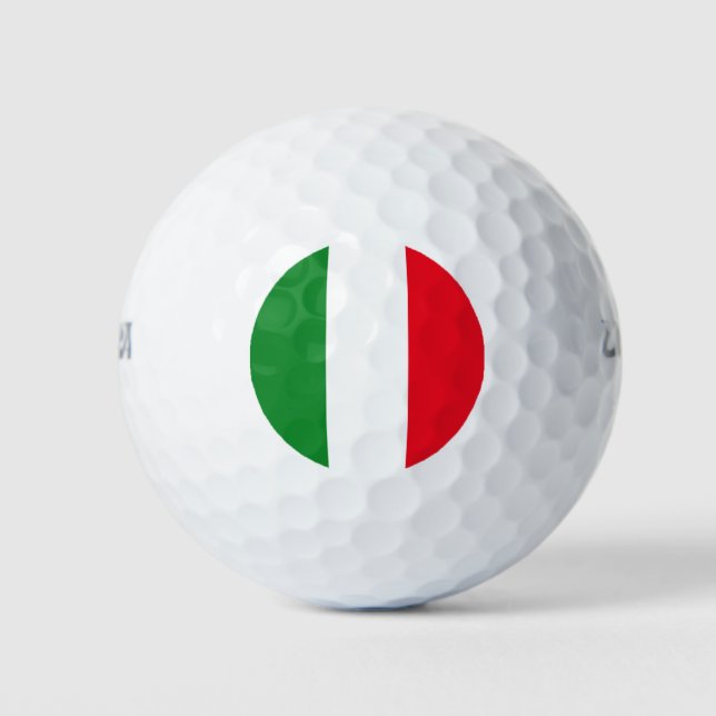 Pelotas De Golf Bandera de Italia (Anverso)
