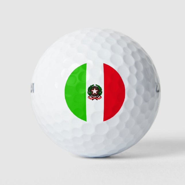 Pelotas De Golf Bandera de Italia (Anverso)