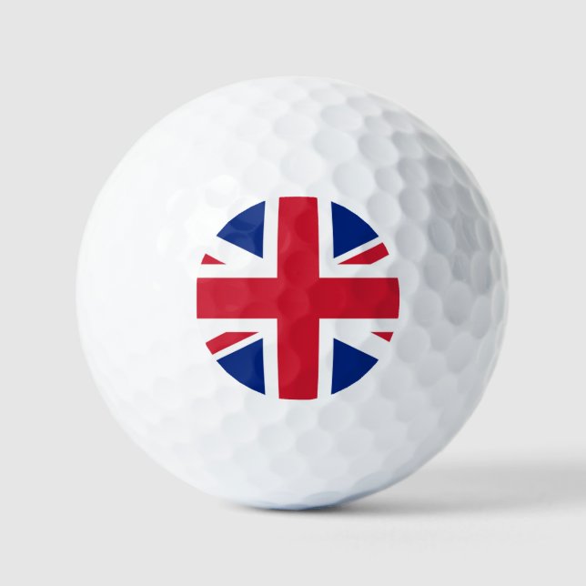Pelotas De Golf Bandera de Jack de Unión va gbcnt (Anverso)