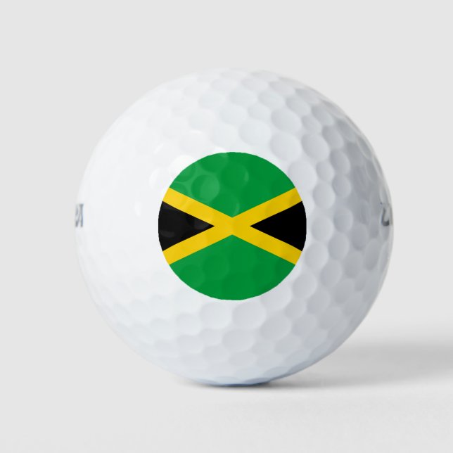 Pelotas De Golf Bandera de Jamaica (Anverso)