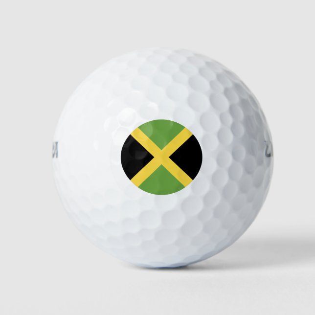 Pelotas De Golf Bandera de Jamaica (Anverso)