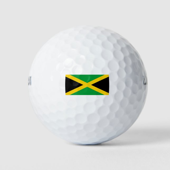 Pelotas De Golf Bandera de Jamaica (Anverso)