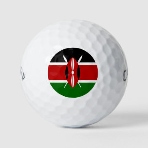 Pelotas De Golf Bandera de Kenia