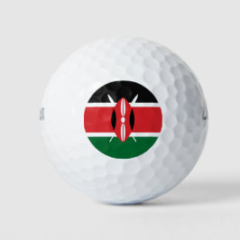 Pelotas De Golf Bandera de Kenia