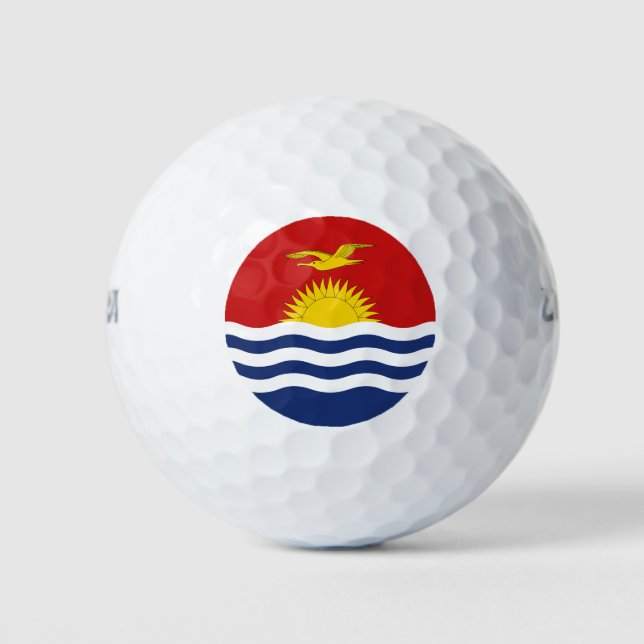 Pelotas De Golf Bandera de Kiribati (Anverso)