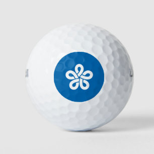 Pelotas De Golf Bandera de la prefectura de Fukuoka, Japón
