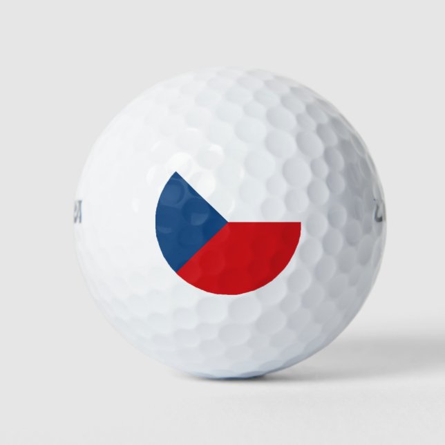 Pelotas De Golf Bandera de la República Checa (Anverso)