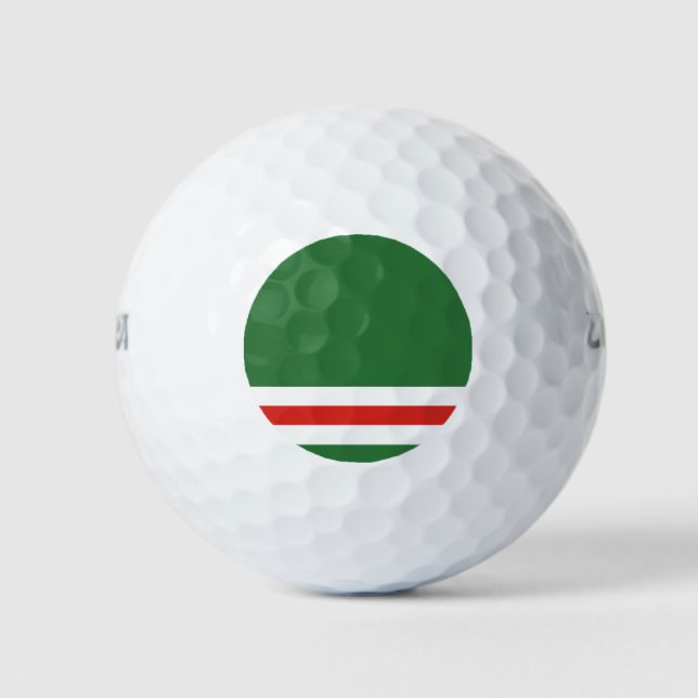 Pelotas De Golf Bandera de la República Chechena de Ichkeria (Anverso)