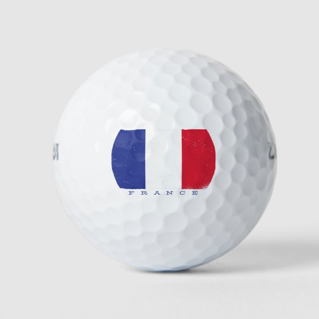 Pelotas De Golf Bandera de la República Francesa (Anverso)