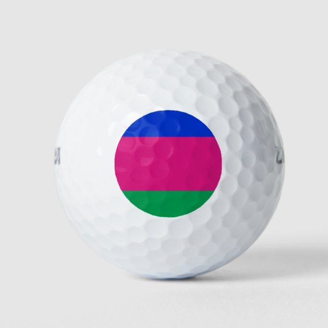 Pelotas De Golf Bandera de la República Popular de Kuban (Anverso)