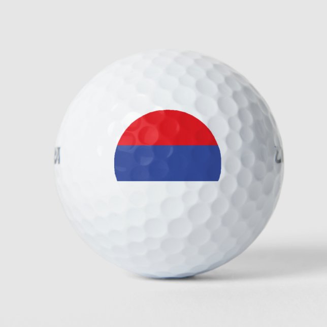 Pelotas De Golf Bandera de la República Srpska (Anverso)