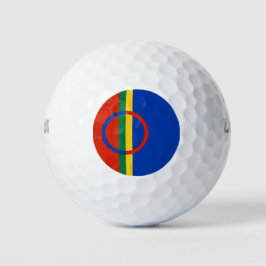 Pelotas De Golf Bandera de Laponia (Navidades) (Sami) (Laplander)