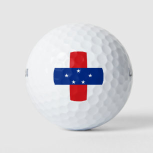 Pelotas De Golf Bandera de las Antillas Neerlandesas