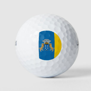 Pelotas De Golf Bandera de las Islas Canarias (Canarias) (Canarias