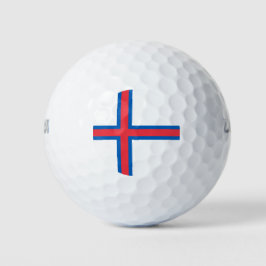 Pelotas De Golf Bandera de las Islas Feroe