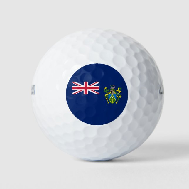 Pelotas De Golf Bandera de las Islas Pitcairn (Anverso)