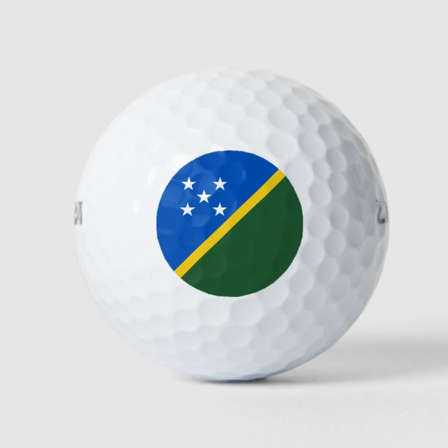 Pelotas De Golf Bandera de las Islas Salomón (Anverso)
