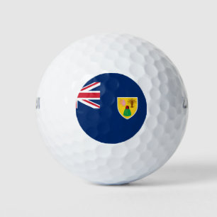 Pelotas De Golf bandera de las islas turcas y caicos