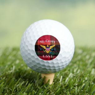 Pelotas De Golf Bandera de las Islas Vírgenes de Estados Unidos Sa