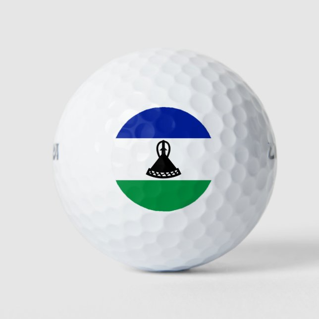 Pelotas De Golf Bandera de Lesoto (Anverso)