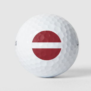 Pelotas De Golf Bandera de Letonia