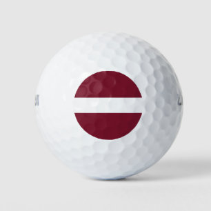 Pelotas De Golf Bandera de Letonia