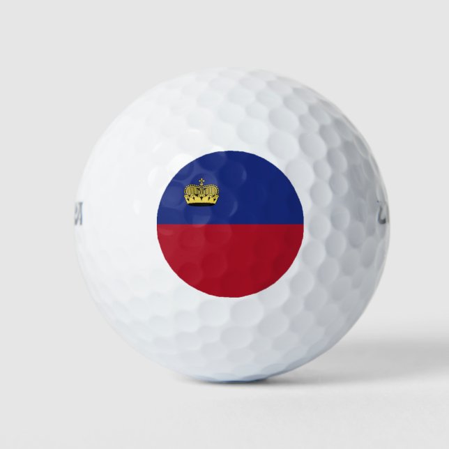 Pelotas De Golf Bandera de Liechtenstein (Anverso)