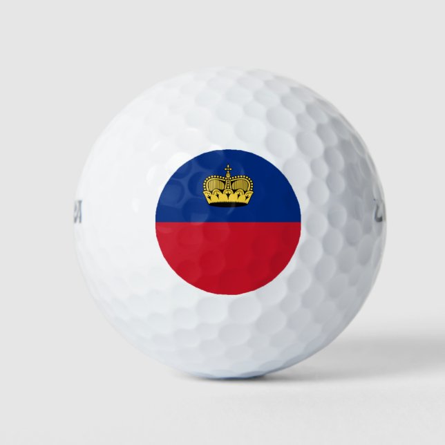 Pelotas De Golf Bandera de Liechtenstein (Anverso)