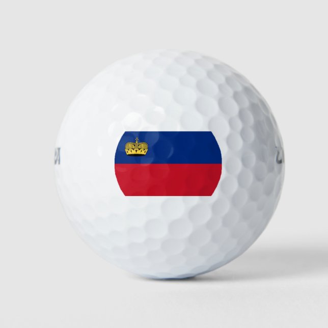Pelotas De Golf Bandera de Liechtenstein (Anverso)