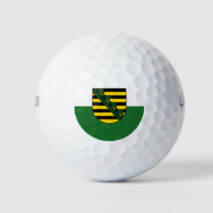 Pelotas De Golf Bandera de los campos de golf de Sajonia