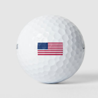 Pelotas De Golf Bandera De Los Estados Unidos