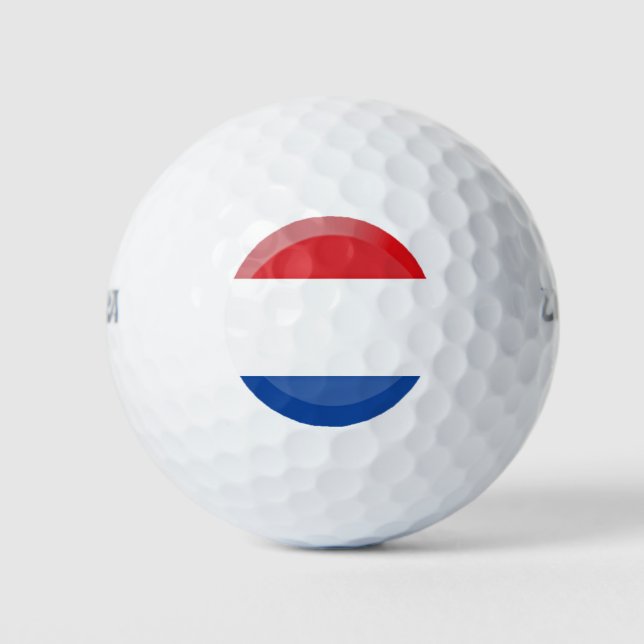 Pelotas De Golf Bandera de los Países Bajos (Anverso)