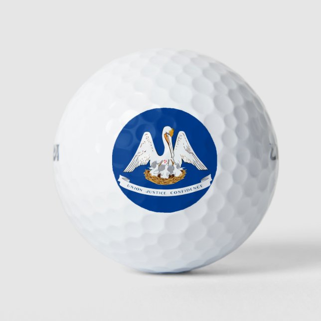 Pelotas De Golf Bandera de Luisiana (Anverso)