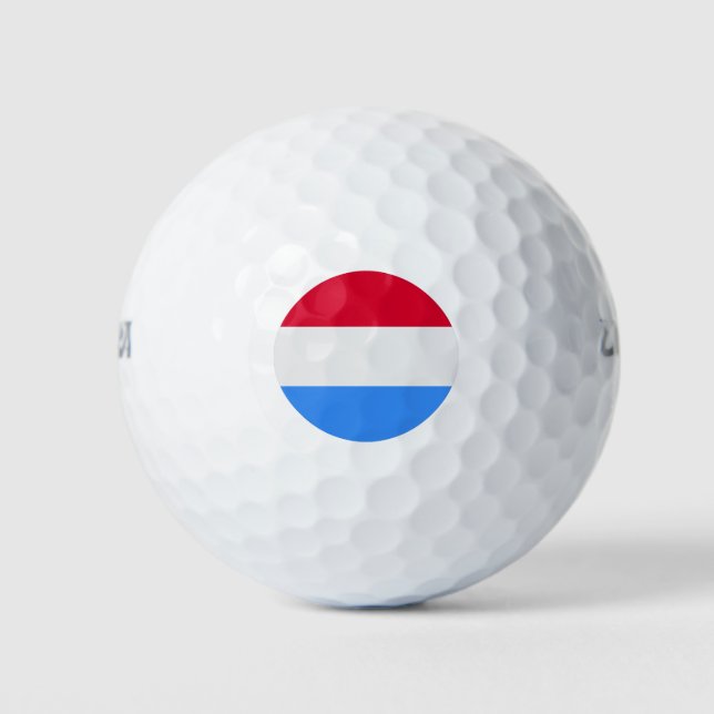Pelotas De Golf Bandera de Luxemburgo (Anverso)