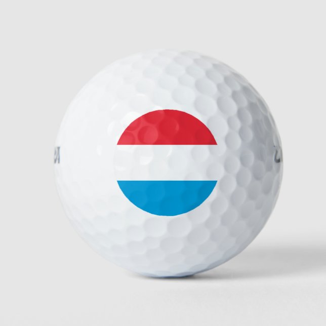 Pelotas De Golf Bandera de Luxemburgo (Anverso)