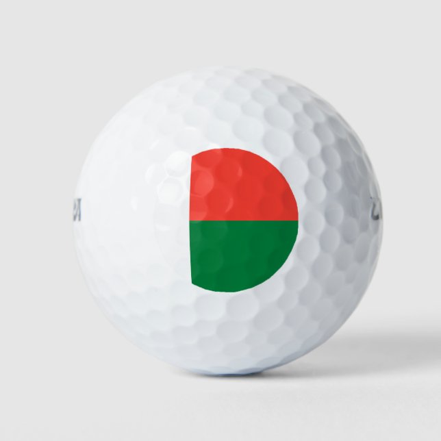 Pelotas De Golf Bandera de Madagascar (Anverso)