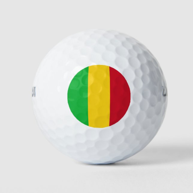 Pelotas De Golf Bandera de Mali (Anverso)